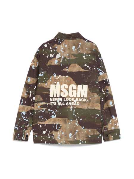 Camasi MSGM PARACHUTE SHIRT BOY Multicolor Baieti (BM 17248834) 2