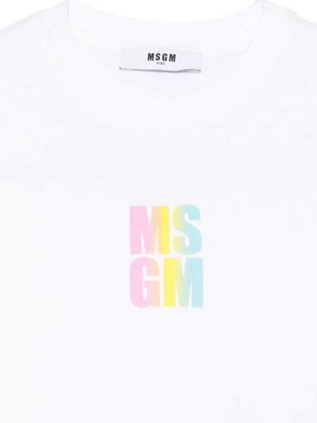 Tricouri MSGM JERSEY  T-SHIRT GIRL White Fete (BM 17248879) 3