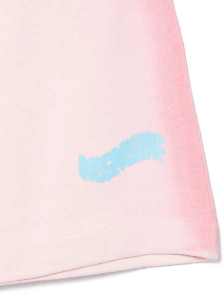 Pantaloni scurti MSGM FLEECE AIRBRUSHED BERMUDA  UNISEX Pink Fete (BM 17248885) 3