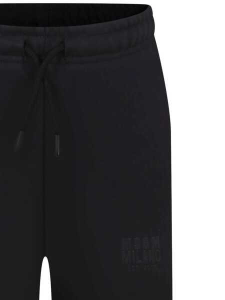 Pantaloni casual MSGM INTERLOCK PANTS UNISEX Black   Fete (BM 17248888) 3