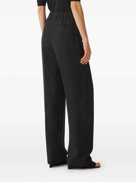 Pantaloni Fabiana Filippi VISCOSE LINEN JOGGING TROUSERS Blue Femei (BM 17248981) 4