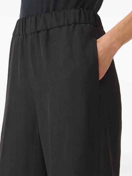 Pantaloni Fabiana Filippi VISCOSE LINEN JOGGING TROUSERS Blue Femei (BM 17248981) 5