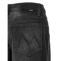 Imbracaminte MOTHER Dama - Blugi MOTHER Mother The Spinner Zip Sneak Jeans Black Femei (BM 17249890) - B-mall.ro