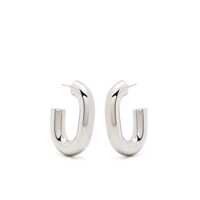 Cercei Rabanne Xl Link Silver Hoop Earrings Femei