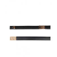 Accesorii Salvatore Ferragamo Dama - Curele Salvatore Ferragamo Salvatore Ferragamo Treated Calfskin And Nubuck Belt Black Femei (BM 17251048) - B-mall.ro