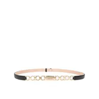 Accesorii Salvatore Ferragamo Dama - Curele Salvatore Ferragamo Salvatore Ferragamo Calfskin Belt With Natural Grain Black Femei (BM 17251066) - B-mall.ro