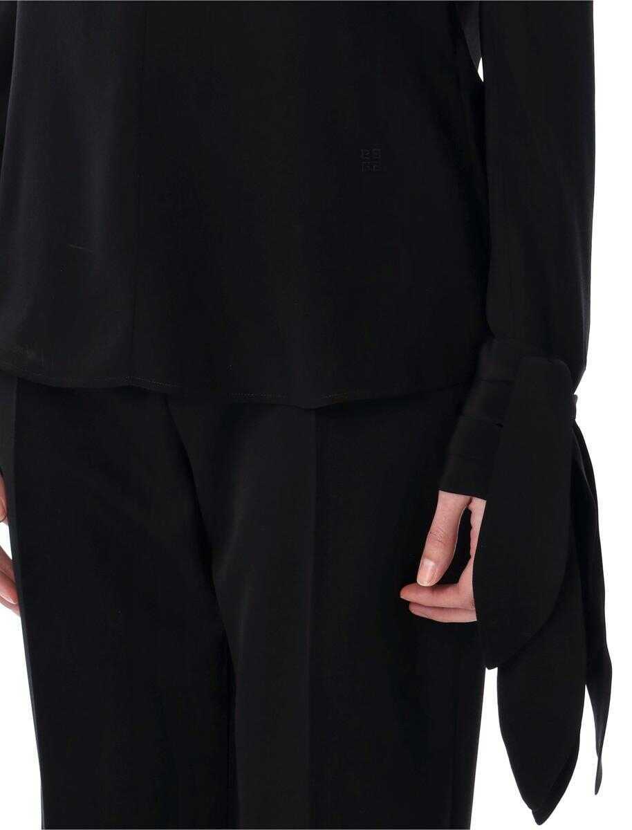 Bluze Givenchy Givenchy Blouse With Bows Black Femei (BM 17252236) 3