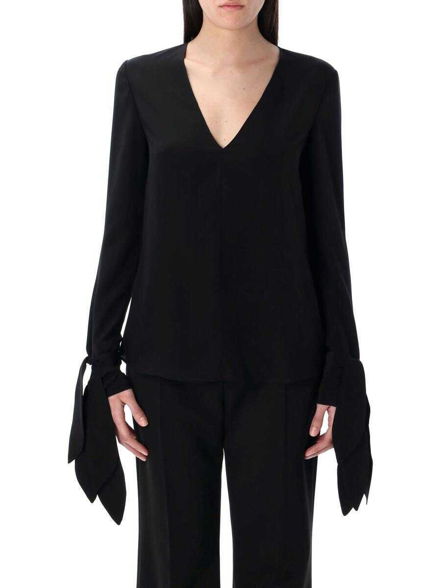 Bluze Givenchy Givenchy Blouse With Bows Black Femei (BM 17252236) 1
