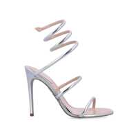 Pantofi cu toc René Caovilla Cleo Metallic Sandal Femei