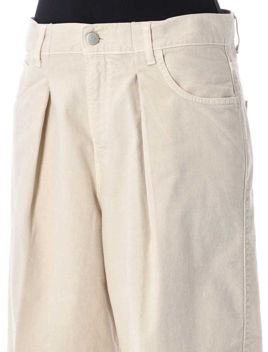 Blugi HAIKURE Haikure Candy Twill Pants SANDSHELL Femei (BM 17252362) 3
