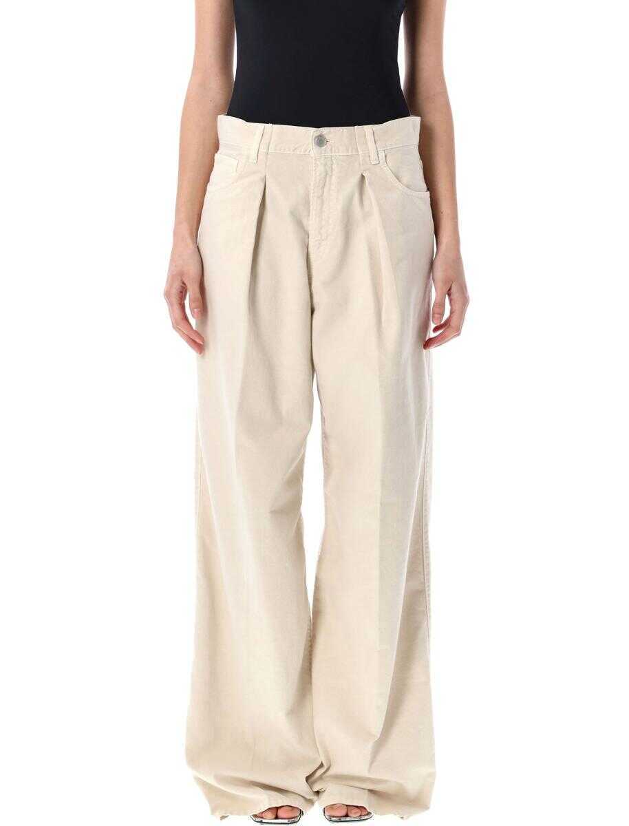 Blugi HAIKURE Haikure Candy Twill Pants SANDSHELL Femei (BM 17252362) 1