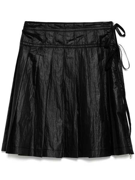 Fuste LOW CLASSIC Low Classic Pleated Zipper Skirt Black Femei (BM 17252392) 1