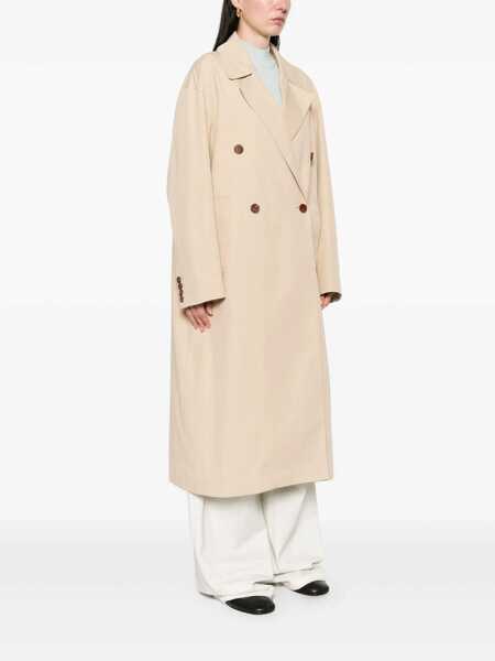 Paltoane LOW CLASSIC Low Classic Double Trench Coat Beige Femei (BM 17252398) 3