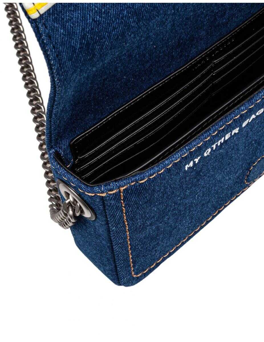 Genti de umar Marc Jacobs Marc Jacobs Mini Bag In Denim DARK WASH Femei (BM 17252749) 4