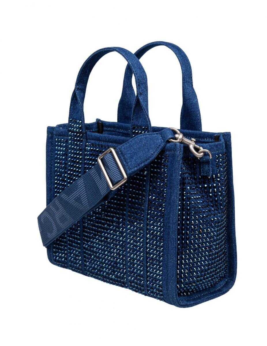 Genti de mana Marc Jacobs Marc Jacobs Borsa Tote In Jeans DARK WASH Femei (BM 17252836) 3