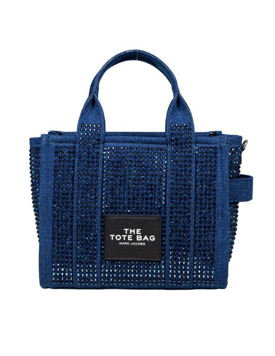 Genti de mana Marc Jacobs Marc Jacobs Borsa Tote In Jeans DARK WASH Femei (BM 17252836) 1