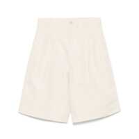 Fuste Filippa K Relaxed Pleated Cotton Linen Skirt Clothing Femei