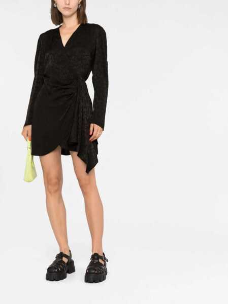Rochii MSGM Msgm Monogram-Print Mini Dress Black Femei (BM 17252998) 2