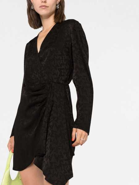 Rochii MSGM Msgm Monogram-Print Mini Dress Black Femei (BM 17252998) 3
