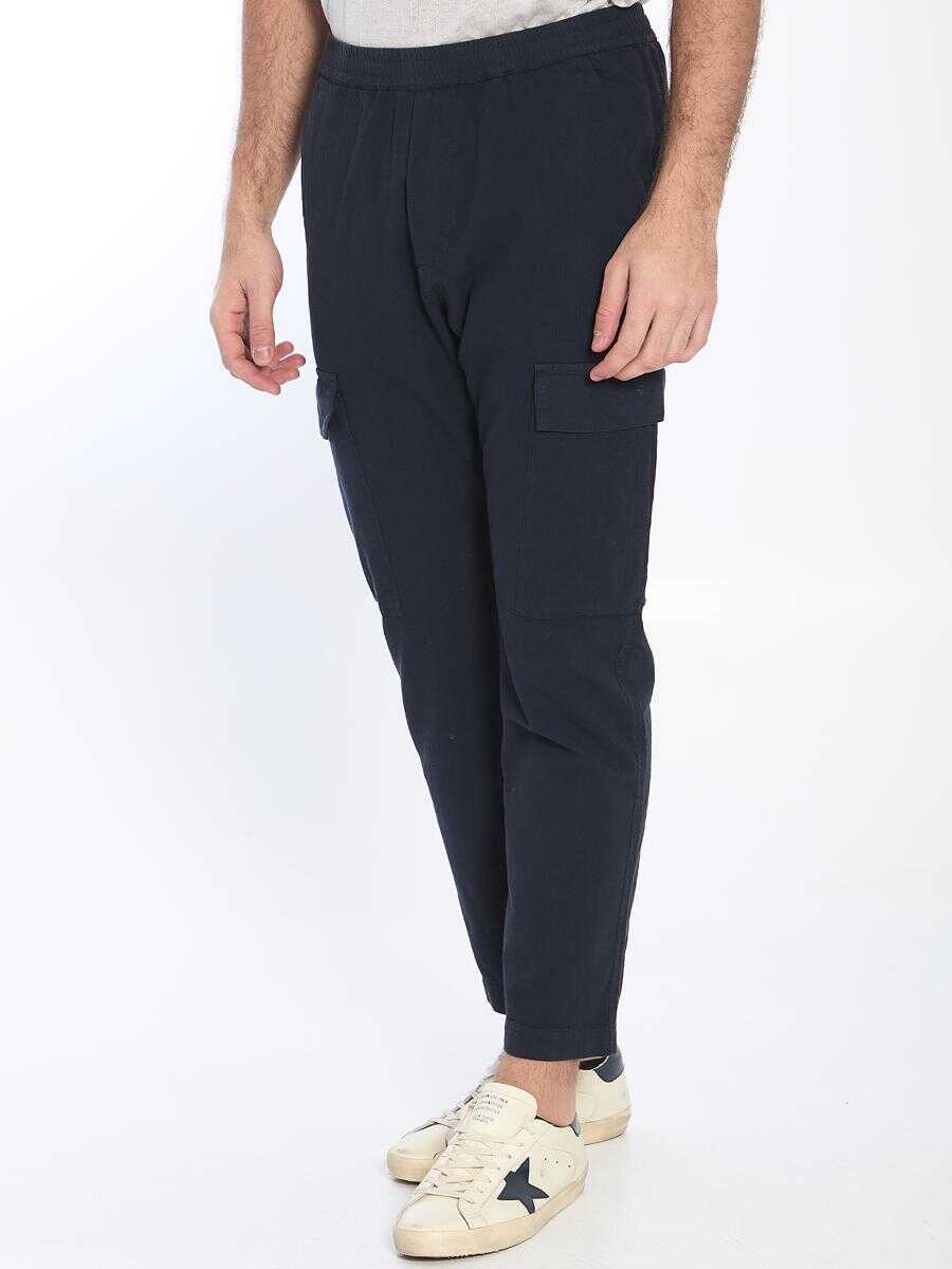 Pantaloni BARENA Tagio Arela Trousers BLUE Barbati (BM 17253022) 2