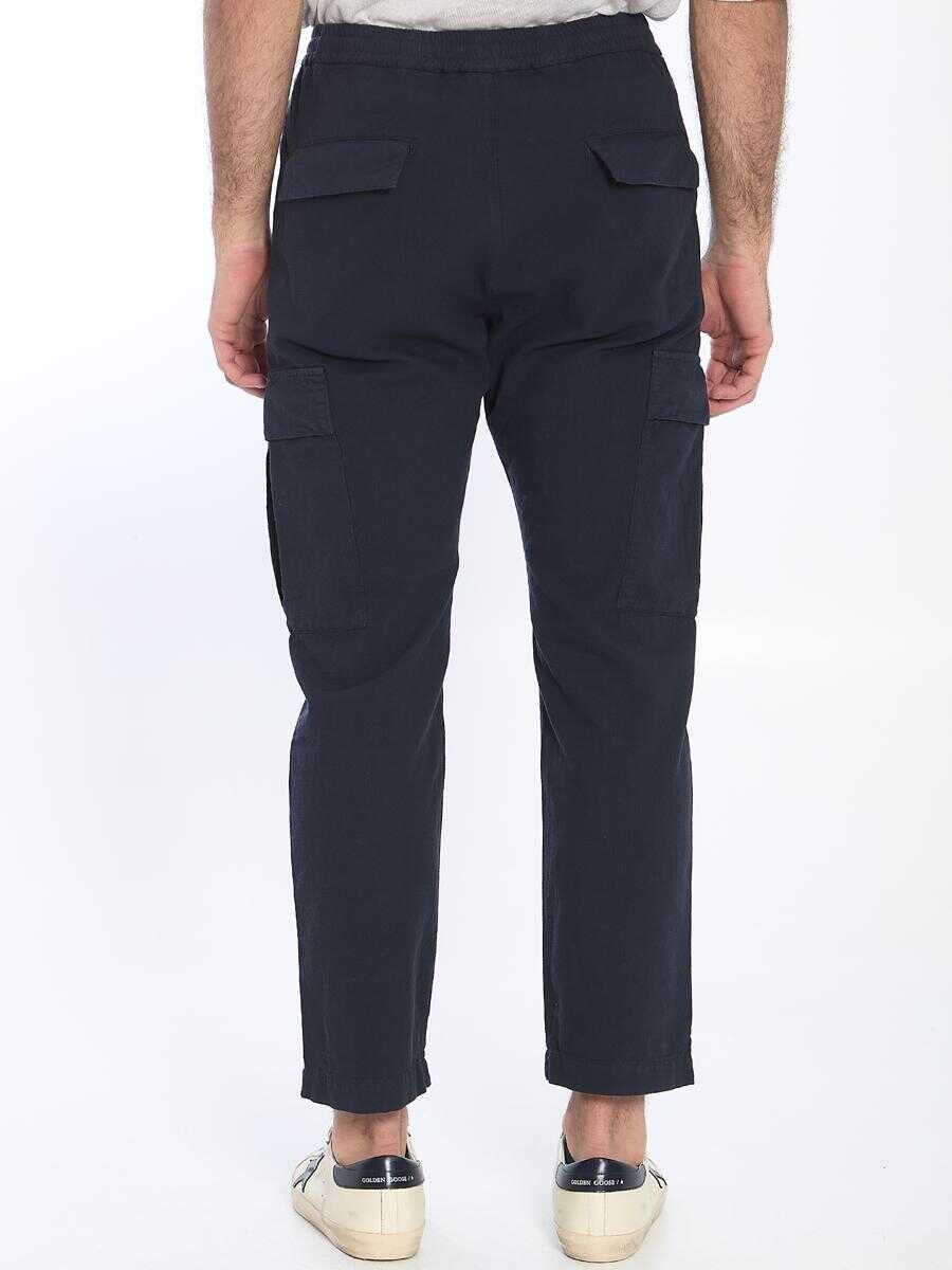Pantaloni BARENA Tagio Arela Trousers BLUE Barbati (BM 17253022) 4