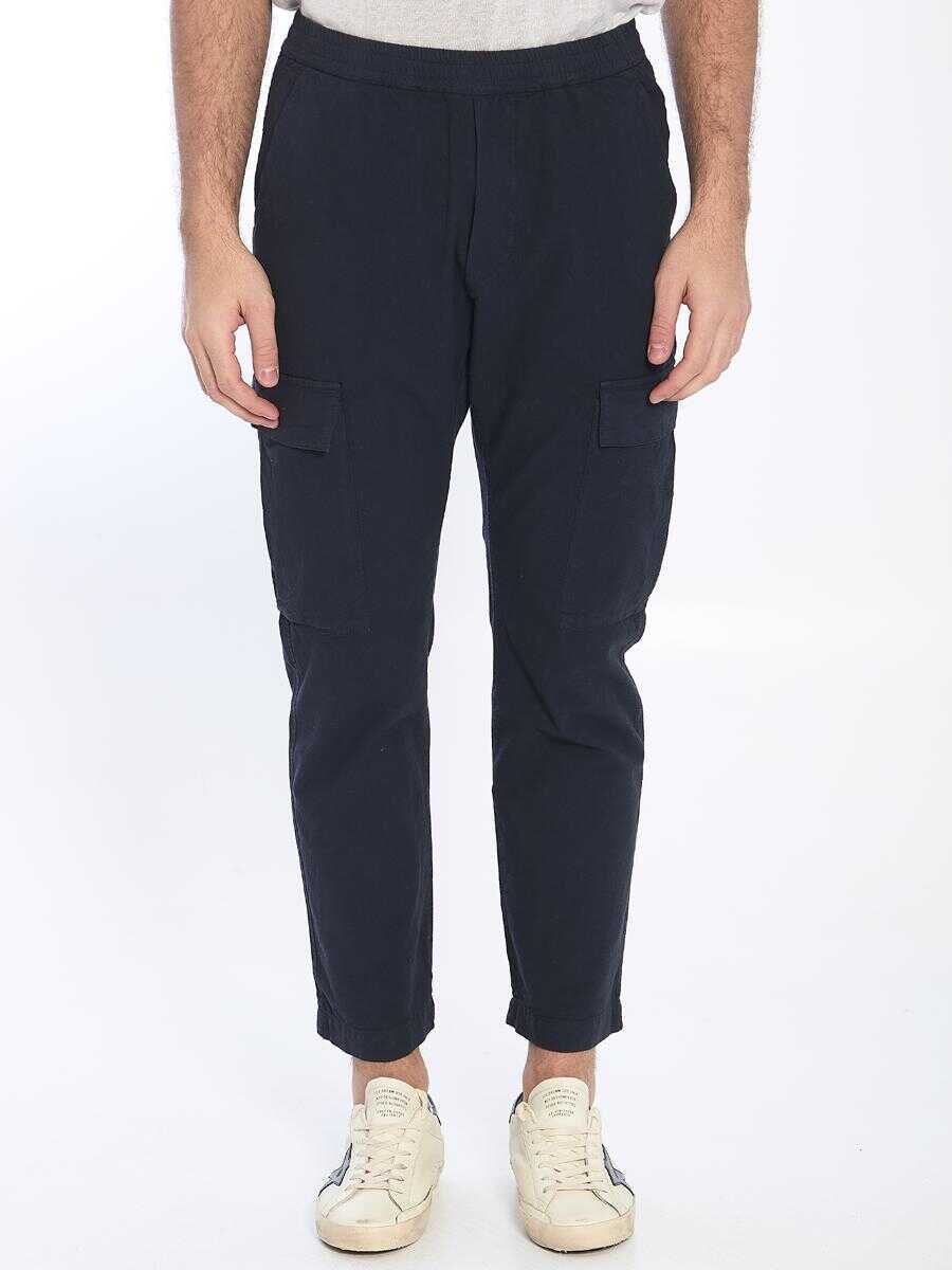 Pantaloni BARENA Tagio Arela Trousers BLUE Barbati (BM 17253022) 1