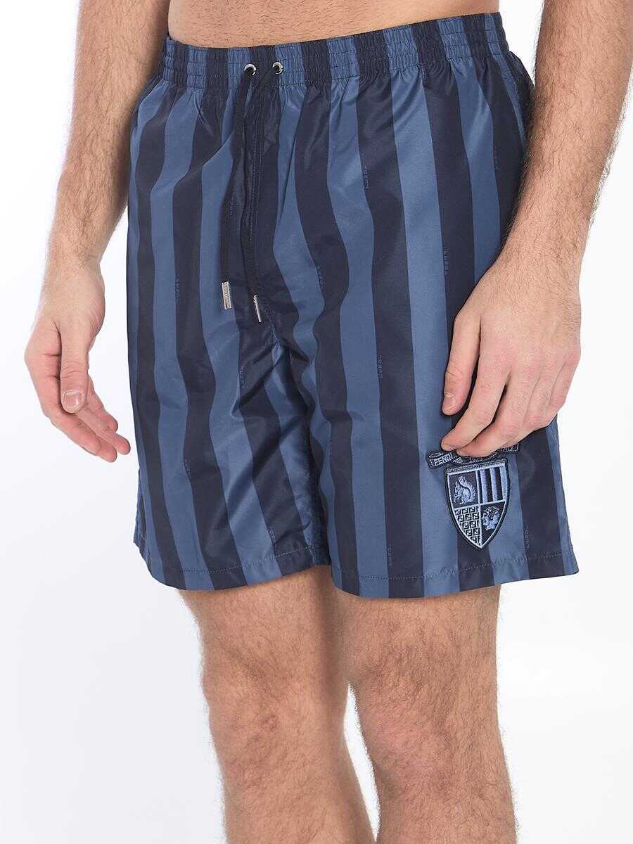 Sorturi de baie Fendi Fendi Crest Swim Shorts BLUE Barbati (BM 17253103) 2