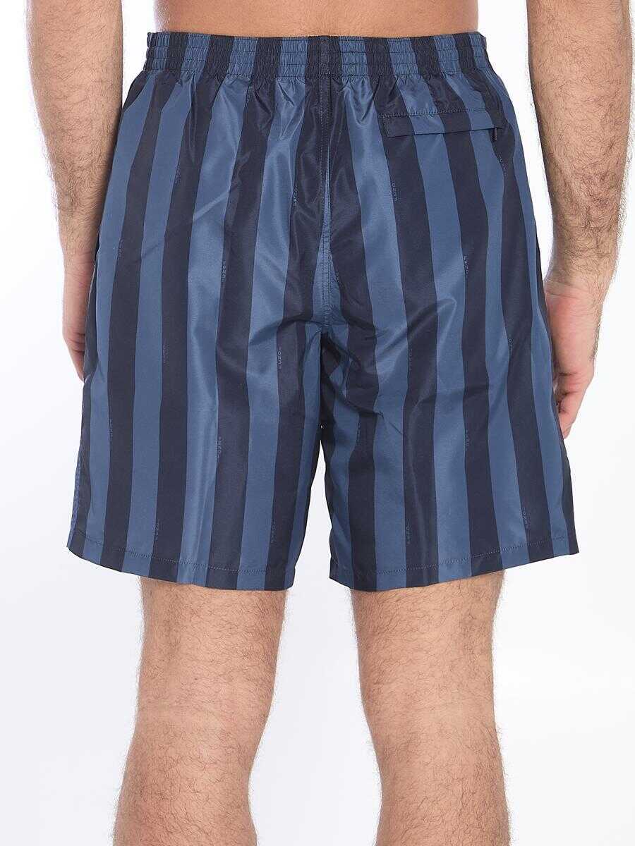 Sorturi de baie Fendi Fendi Crest Swim Shorts BLUE Barbati (BM 17253103) 4