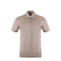 Tricouri Polo Boss Polo In Lyocell And Cotton Barbati