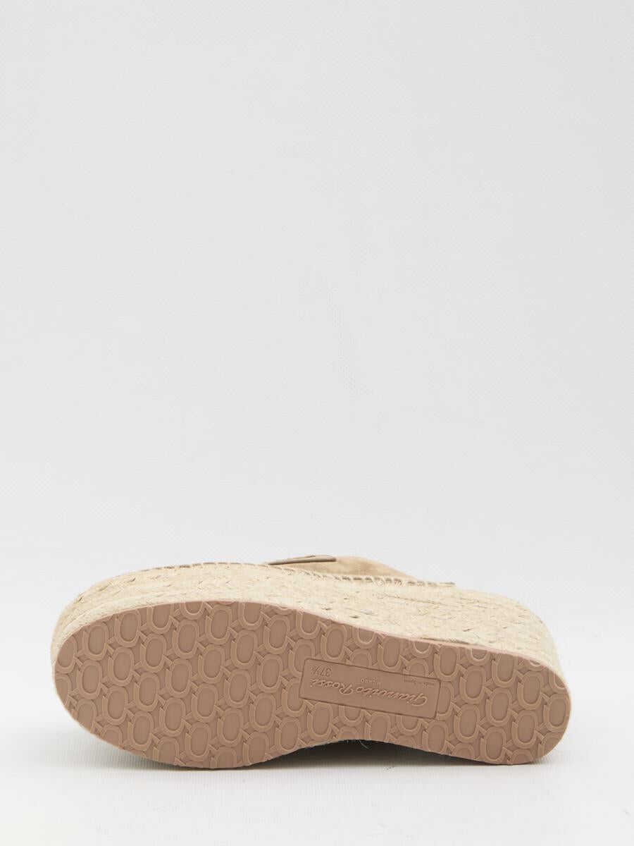 Espadrile Gianvito Rossi Maxilla Espadrillas Beige Femei (BM 17255014) 4