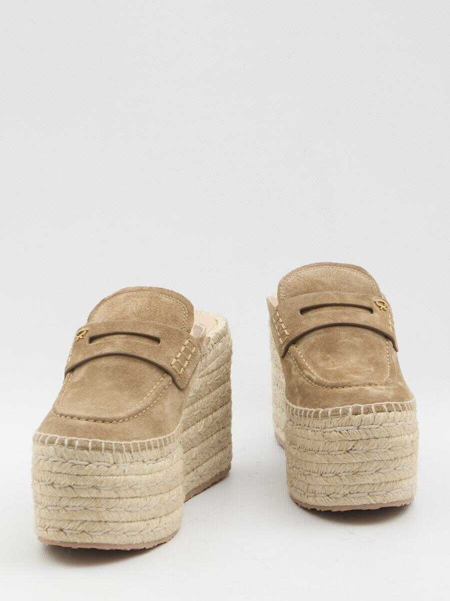 Espadrile Gianvito Rossi Maxilla Espadrillas Beige Femei (BM 17255014) 5