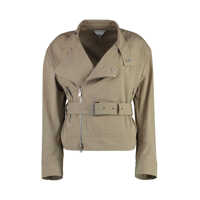 Geci Bottega Veneta Zippered Cotton Jacket Femei