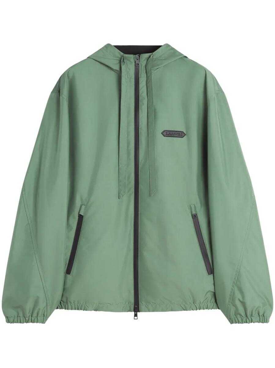 Jachete Lanvin Lanvin Windbreaker GREEN Barbati (BM 17256046) 1