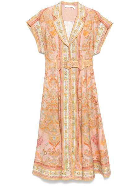 Rochii ZIMMERMANN Zimmermann Acacia Midi Dress MULTICOLOUR Femei (BM 17256070) 1
