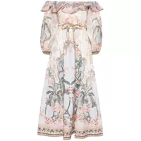Rochii Zimmermann Wylie Midi Dress Femei