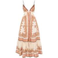 Rochii Zimmermann Maxine Plunge Long Dress Femei