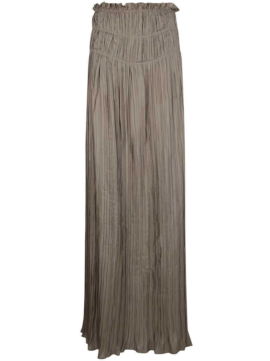 Fuste Alberta Ferretti Alberta Ferretti Habotay Maxi Skirt Clothing Beige Femei (BM 17256214) 1