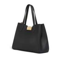 Genti de umar Marni Dama - Genti de umar Marni Marni Trunkaroo Tote Bag In Hammered Calfskin Black Femei (BM 17257714) - B-mall.ro
