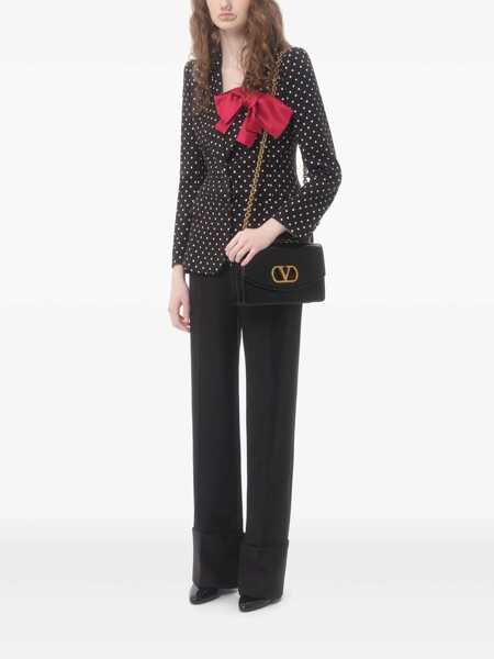 Pantaloni casual Valentino Garavani Valentino Garavani Wool Trousers Black Femei (BM 17257768) 2
