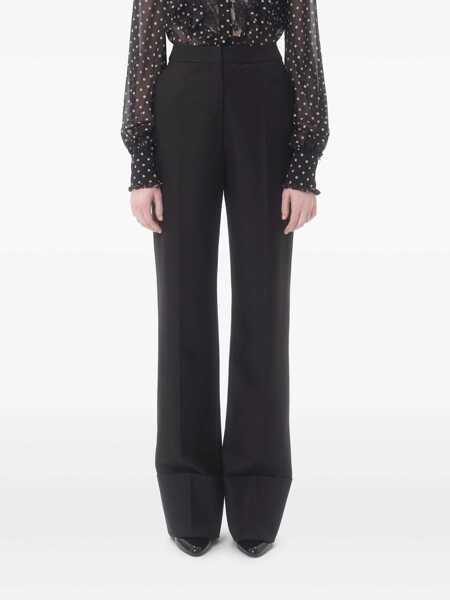 Pantaloni casual Valentino Garavani Valentino Garavani Wool Trousers Black Femei (BM 17257768) 3