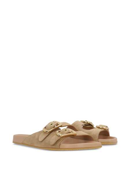 Sandale Chloe Chlo Sandals & Slides BROWN Femei (BM 17258512) 2