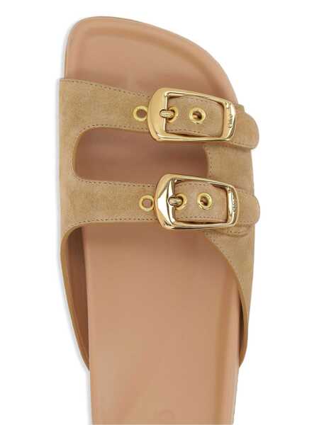 Sandale Chloe Chlo Sandals & Slides BROWN Femei (BM 17258512) 4