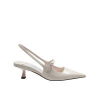 Pantofi cu toc Jimmy Choo Slingback In Shiny Leather Femei