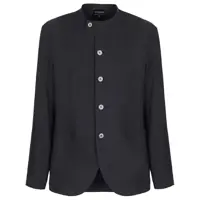 Costume Emporio Armani Stand-Up Collar Cotton Shirt Barbati
