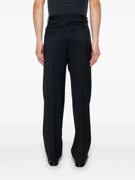 Pantaloni Lardini Blue Tailored Trousers With Double Pence In Virgin Wool Man BLUE Barbati (BM 17259832) 4