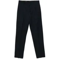 Pantaloni Blue Tailored Trousers With Double Pence In Virgin Wool Man Barbati
