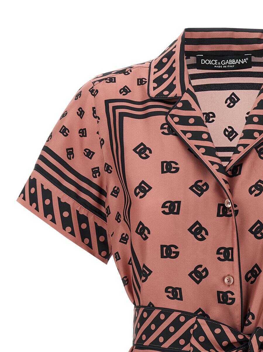 Camasi Dolce & Gabbana Dolce & Gabbana Silk Shirt PINK Femei (BM 17260036) 3