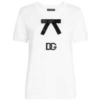 Tricouri Dolce & Gabbana Bow T-Shirt Femei