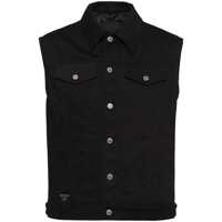 Geci Prada Prada Bull Button-Up Denim Gilet