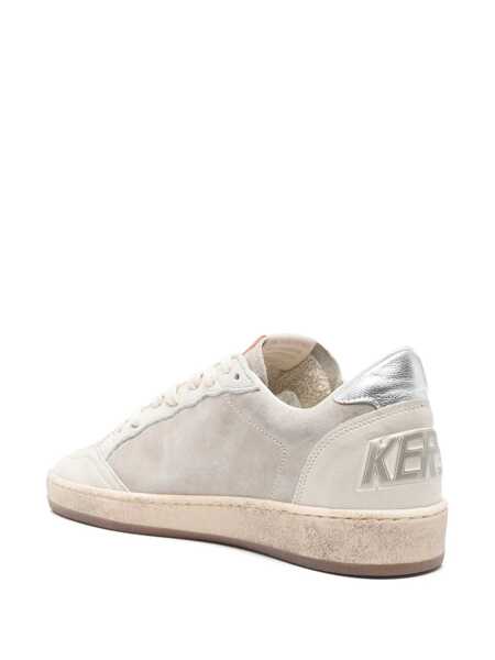 Sneakers Golden Goose Golden Goose Ball Star Sneakers In Suede And Leather CLOUD WHITE Femei (BM 17261458) 3
